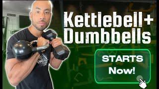 Burn Fat & Build Muscle: Kettlebell and Dumbbells Program!