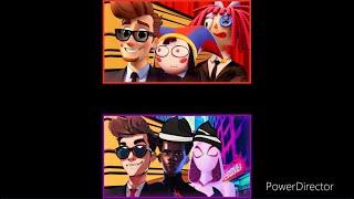 Spider Man Across The Spider Verse and the Amazing Digital Circus Coffin Dance Mashup Season 7