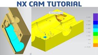 NX 12 CAM Tutorial #6 | Mill 3D Machining Mold & Die Making | Mill 3 Axis