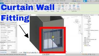 Fitting the Curtain Wall | Curtain wall in Revit | Fitting Curtain wall in Revit