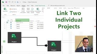 Link Two Projects Together in Microsoft Project