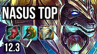 NASUS vs CASSIOPEIA (TOP) | Rank 5 Nasus, 14/2/7, Legendary | EUW Grandmaster | 12.3