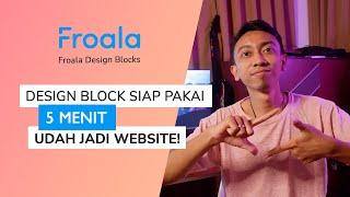 Membuat Desain Web Secara Cepat dengan Froala Design Blocks