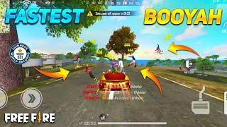 Fastest Booyah In Free Fire - World Record - Garena Free Fire