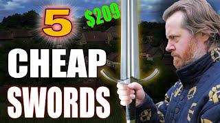 5 CHEAP but QUALITY swords