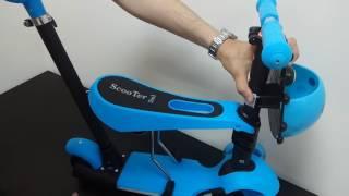 Как собрать самокат 5 в 1 Божья Коровка. sky scooter 5 in 1