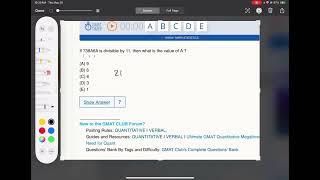 If 738A6A is divisible by 11, then what is the value of A ?