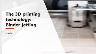 How does the Binder Jetting 3D printing process work?