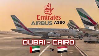Trip Report | Emirates | Dubai  to Cairo  | Airbus A380
