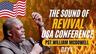 PST. WILLIAM MCDOWELL at the UK KOINONIA Sound of Revival Conference Day 1 with APST. JOSHUA SELMAN