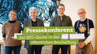 BIO-Quote in der öffentlichen Beschaffung - Pressekonferenz