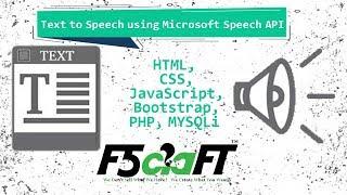 Text to Speech using Speech API in PHP | Free Projects | Tamil | F5Craft - Web Development Company