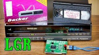 LGR Oddware - Danmere Backer VHS Hard Drive Backup System