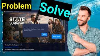 CANNOT START BLUESTACKS.PLEASE SAND A PROBLEM REPORT || BLUESTACKS 5 PROBLEM SOLVE 2022