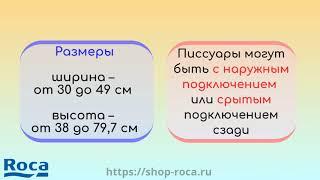 Писсуары Roca