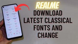 How To Change Fonts Realme Smart Phone | Realme Font Download