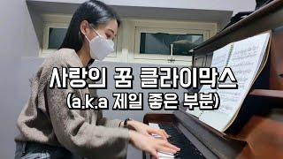 독학 취미생의 리스트 사랑의 꿈 클라이막스 연주 (감정표현은 늘 어려워..) | Liszt Liebestraum Climax