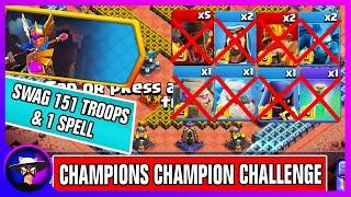 Easily 3 Star Champions Champion Challenge | How to Complete Champions Champion Challenge | COC