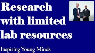 Research with Limited Laboratory resources- Prof. Saidur Rahman, How to conduct research