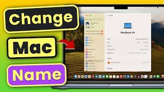 How to Change MacBook Name? Change Device Name of MacBookAir, MacBookPro, iMac, macStudio, Macmini