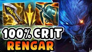 They never expect the 100% Crit Rengar Jungle