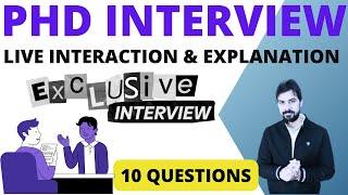 How to qualify BHU-PhD Interview II Best explanations, Watch Till End II Good LUCK