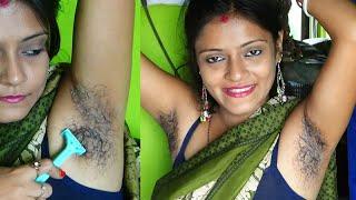 Step By Step Underarm Hair Shaving Video