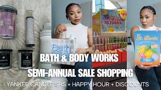 COME SHOP WITH ME! BATH AND BODY WORKS SUMMER SEMI-ANNUAL SALE + Yankee Candle SAS + NEW BODY MIST