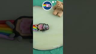 무지개 고양이 냥캣 만들기 clay nyan (with.클레이 돼지)