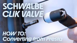 Schwalbe CLIK VALVE How To: Converting from SV (Presta)