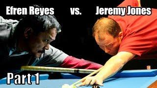 The Magician Efren Reyes VS. Jeremy Jones (2019) | 10 Ball Race to 11 (Part 1)