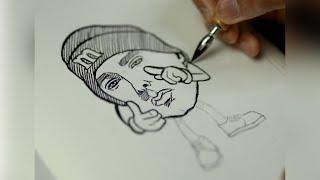 [ASMR] Drawing An M&M As Eminem