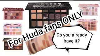 NEW Huda Beauty Pretty Grunge Eyeshadow Palettes- Swatch Comparisons! Do you already have it?