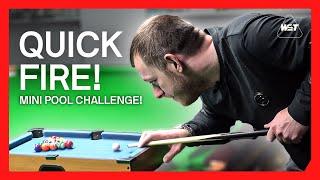 QUICKFIRE MINI POOL CHALLENGE! | Allen, Brown & McGuigan