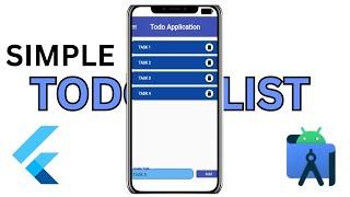 Flutter  simple Todo App tutorial for beginner (Source code)