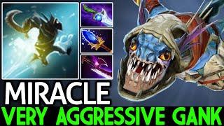 MIRACLE [Slark] Very Aggressive Gank No Mercy Dota 2