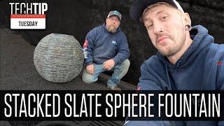 The DIY Pondscape That’ll Make Your Neighbors Jealous: Stack Slate Sphere Edition