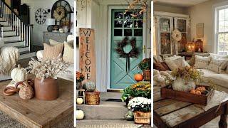 Rustic Autumn Haven: Craft a Warm and Inviting Space for Fall