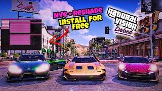 How to install NVE and reshade in GTA 5 | Natural Vision Evolved FREE GTA V Graphic Mods