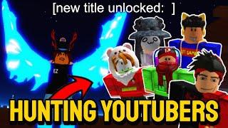 Hunting Blox Fruits YouTubers For Their Exclusive Titles (KILLED THEM ALL) Roblox