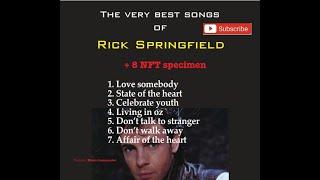 The very best of Rick Springfield  + 8 NFT specimens