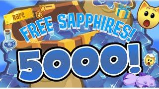 5000 Sapphires Giveaway! *Open again ends next Friday * | Animal Jam Play Wild