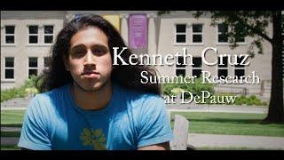 Kenneth Cruz on Summer Research at DePauw