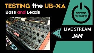 Testing the Behringer UB-XA Desktop Bass and Lead Sounds - Live Jam