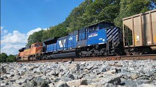 NS 732 with Montana Rail Link SD70ACe as Rear DPU in High Notches - Atlanta GA