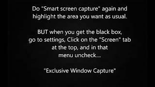 How to fix the XSplit Black Screen in 2:18 minutes (It's in the settings) 2019