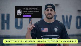 Nickmercs Temporarily Banned from Twitch for Transphobic Slur