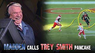 John Madden calls Trey Smith's pancake block