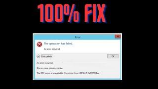 [100% Fix] Windows Update "Error Code: 0x800706ba"