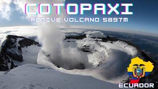 Summiting Cotopaxi 5897m: Ecuador's active volcano